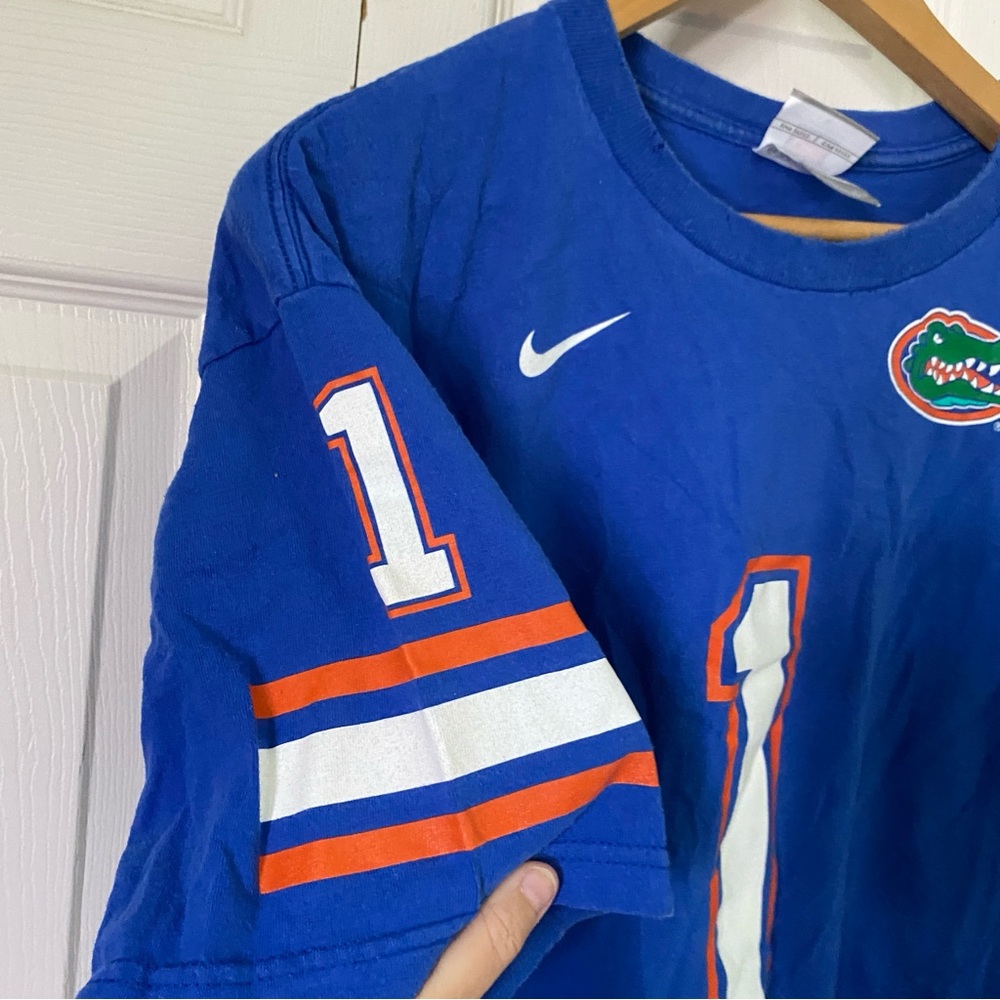 Vintage Grey Tag Nike University of Florida Gators Jersey Style Tshirt / Size L - Picture 2 of 5